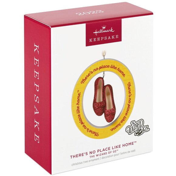 New! Wizard of Oz Porcelain No Place Like Home Hallmark Keepsake Ornament 2023 - Picture 1 of 5